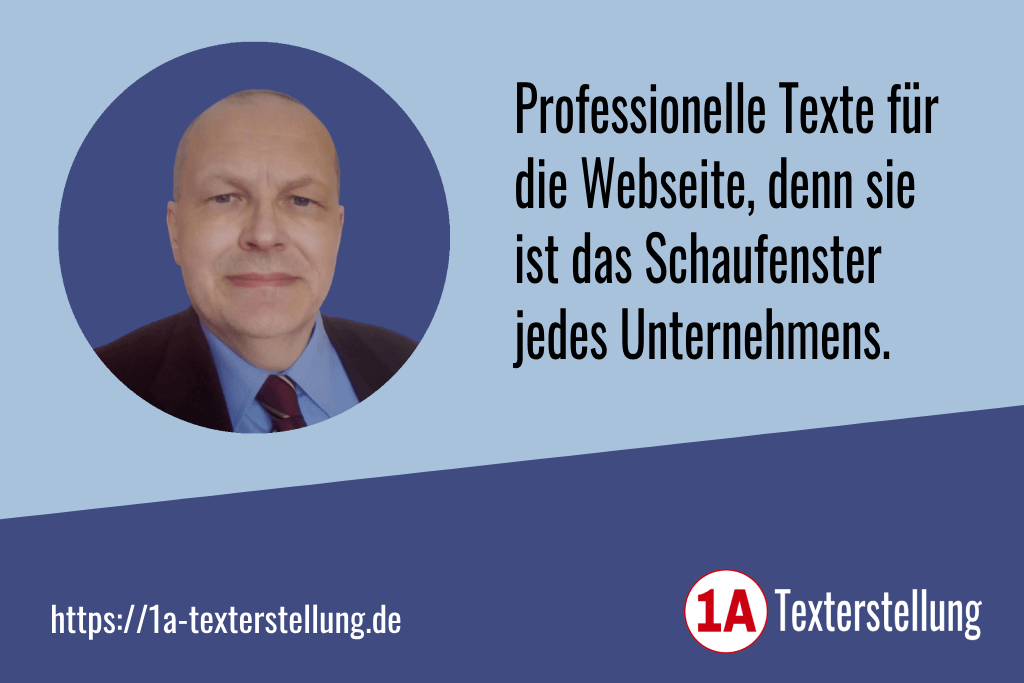 Professionelle Texte für die Webseite